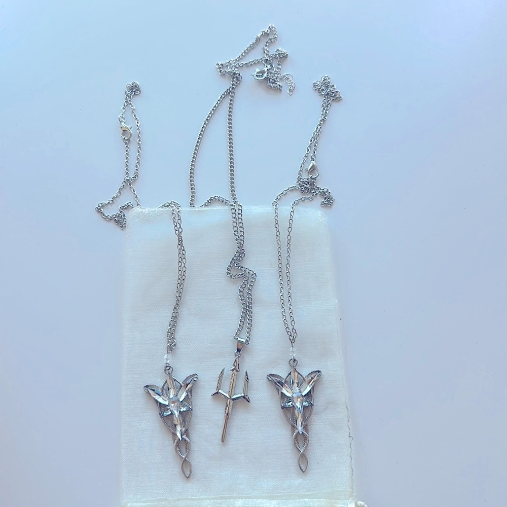 Anime necklaces for cosplay three for 12